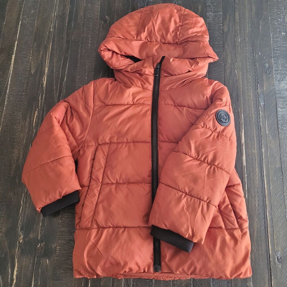 Michael Kors Puffer Jacket With Hood Toddler Boy Size 3T